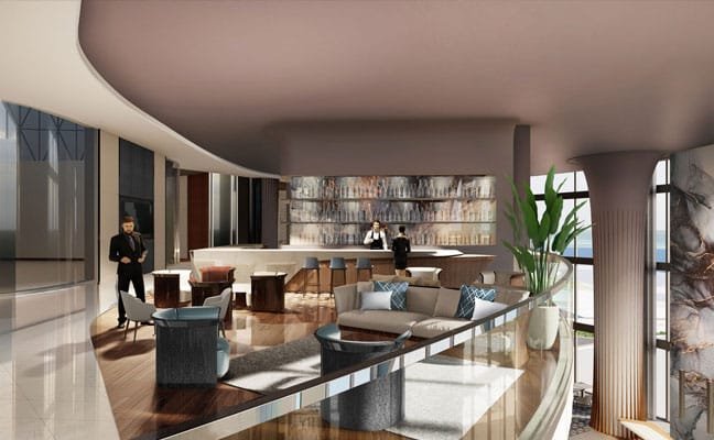 bentley residences lobby bar