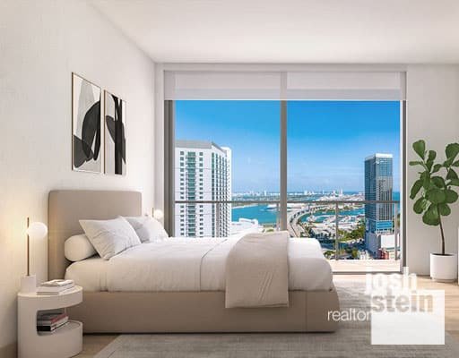 Bedroom At 600 Miami Worldcenter