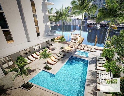 Pool At 3000 Waterside Fort Lauderdale