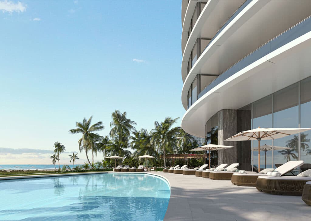 Rivage Bal Harbour Condo Pool Area